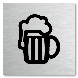 Výčep, 80x80mm, stříbrná, Nevada